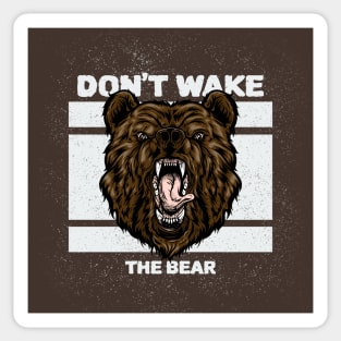 Don't Wake The Bear Sticker